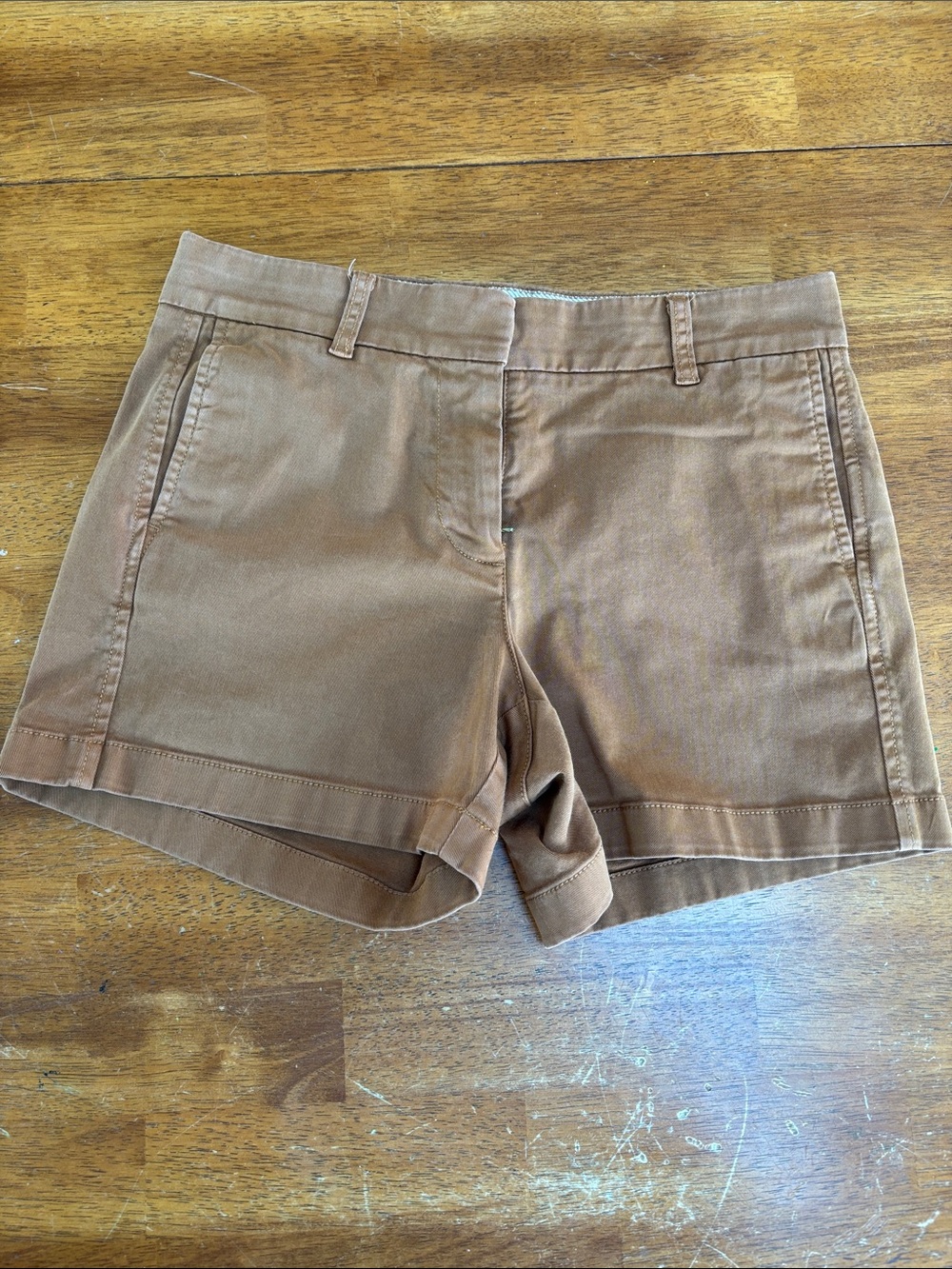 J. Crew Women's Caramel Chino Bermuda Shorts